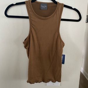 BRAND NEW w/tags brown tank